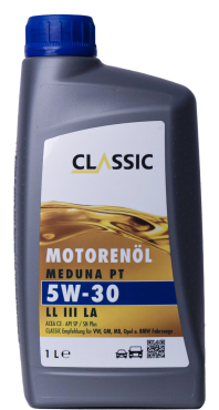 Motoröl CLASSIC MEDUNA PT 5W-30 LL IV LA, 1 Liter, für VW Modelle